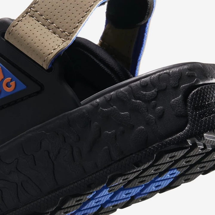Nike ACG Deschutz Sandalet Erkek Haki Kraliyet Mavisi Turuncu | TR4257609