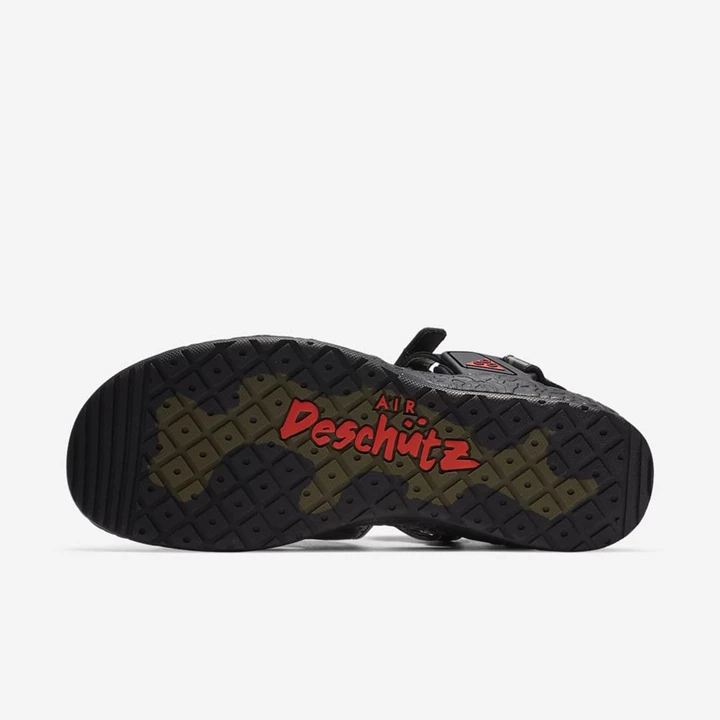 Nike ACG Deschutz Sandalet Kadın Siyah Haki Siyah | TR4257174