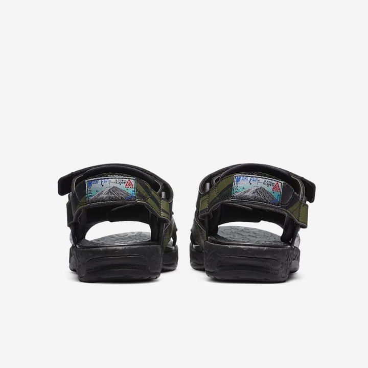 Nike ACG Deschutz Sandalet Kadın Siyah Haki Siyah | TR4257174