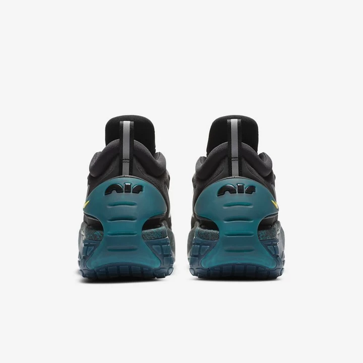 Nike Adapt Auto Max Spor Ayakkabı Erkek Koyu Gri Turkuaz Sarı Siyah | TR4257528