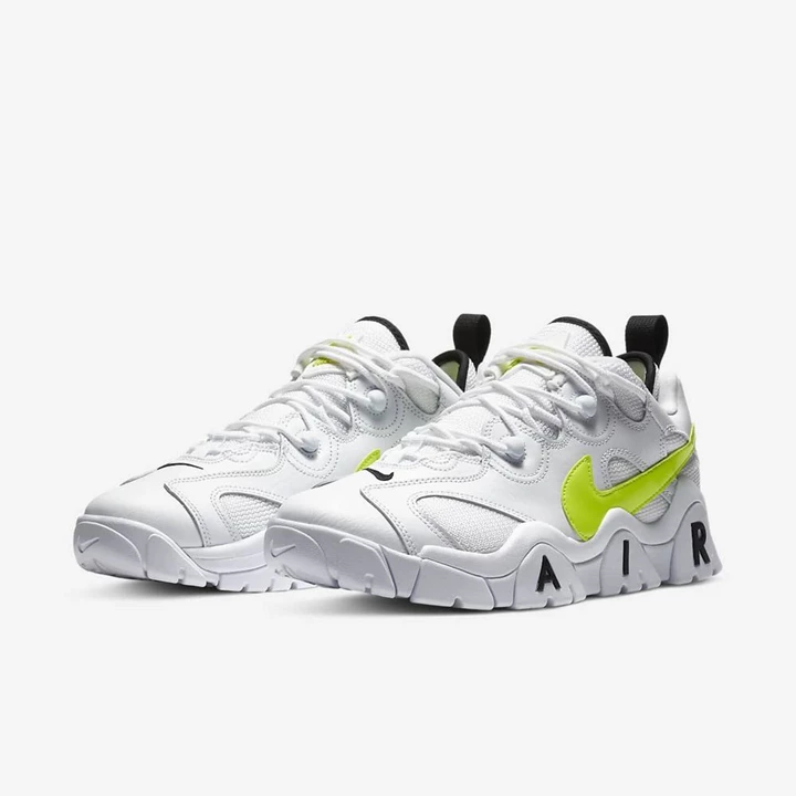 Nike Air Barrage Low Spor Ayakkabı Erkek Beyaz Siyah | TR4258137