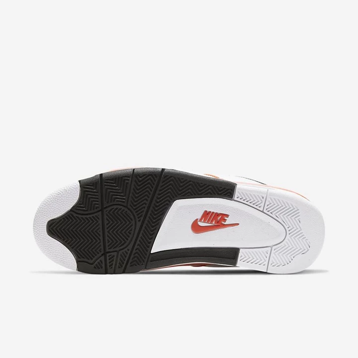 Nike Air Flight 89 Spor Ayakkabı Erkek Beyaz Turuncu Siyah | TR4257155
