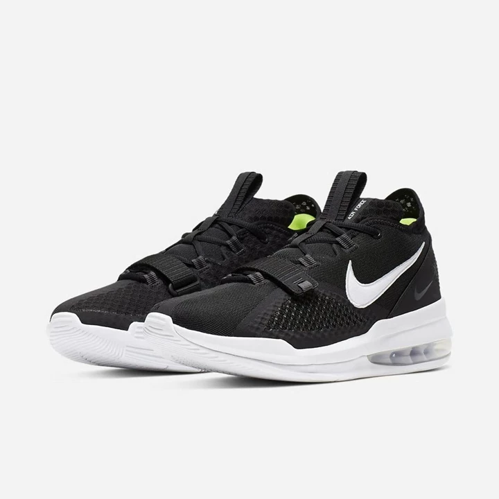Nike Air Force Max Basketbol Ayakkabısı Erkek Siyah Beyaz Beyaz | TR4258802