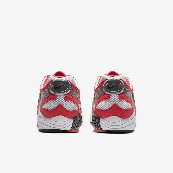 Nike Air Ghost Racer Spor Ayakkabı Erkek Kırmızı Beyaz Metal Gümüş Siyah | TR4257618