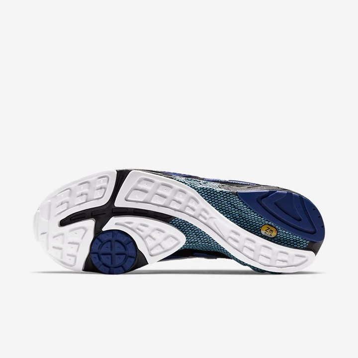Nike Air Ghost Racer Spor Ayakkabı Erkek Indigo Siyah Metal Gümüş Beyaz | TR4257645