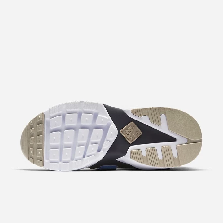Nike Air Huarache Spor Ayakkabı Kadın Kahverengi Koyu Obsidian Mavi Beyaz | TR4257083