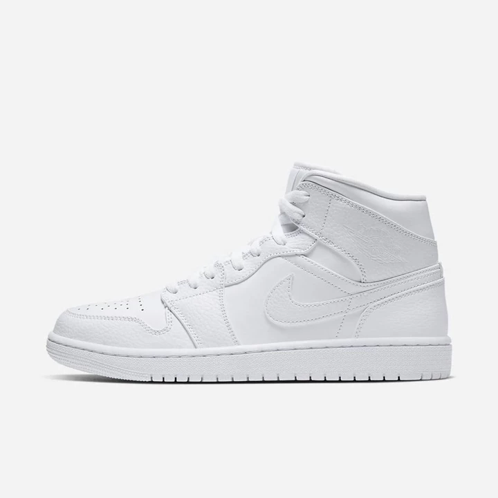 Nike Air Jordan 1 Spor Ayakkabı Kadın Beyaz Beyaz Beyaz | TR4257807