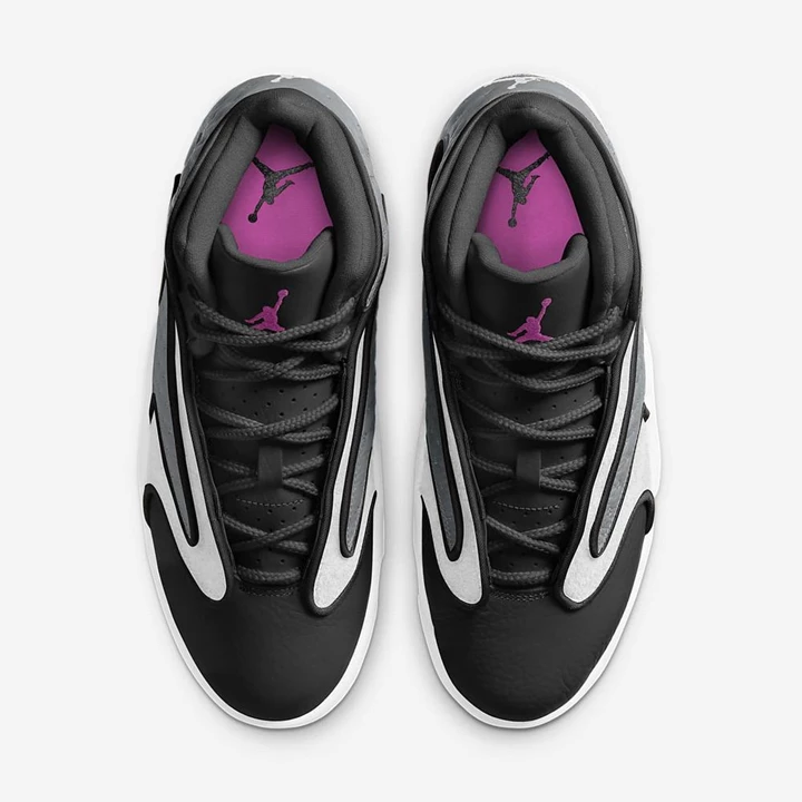 Nike Air Jordan Spor Ayakkabı Kadın Siyah Gri Beyaz Yeşil Çiçekli | TR4257091