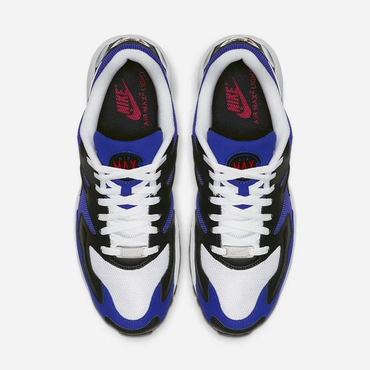 Nike Air Max2 Light Spor Ayakkabı Erkek Mavi Obsidian Metal Gümüş Beyaz | TR4257249
