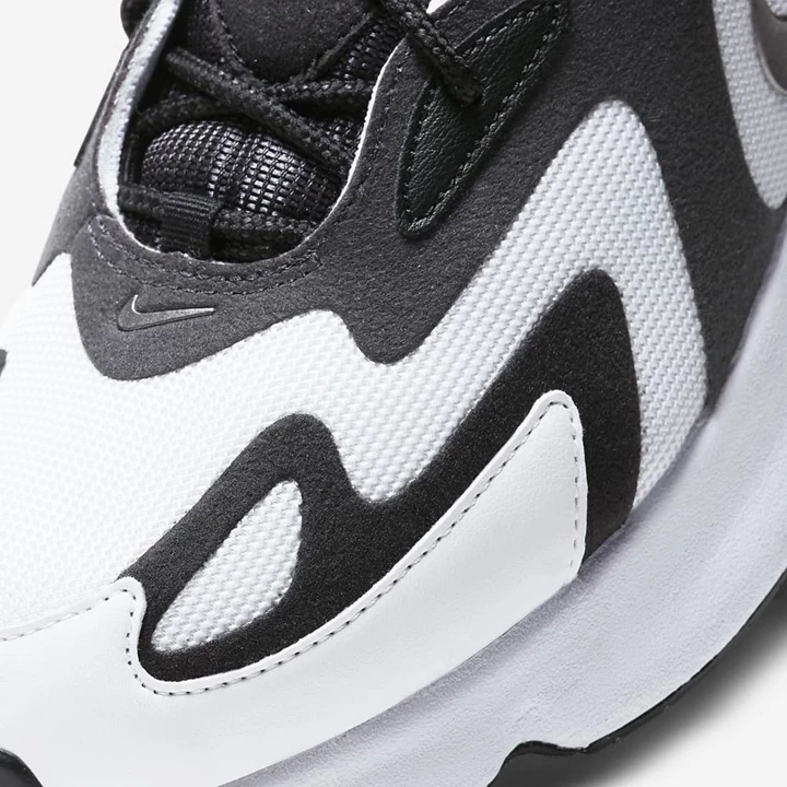 Nike Air Max 200 Spor Ayakkabı Erkek Beyaz Koyu Gri Siyah Metal Mavi Gri | TR4257434