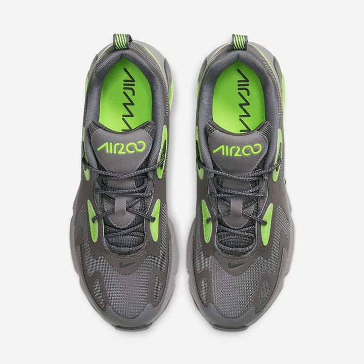Nike Air Max 200 Spor Ayakkabı Erkek Gri Yeşil Metal Gümüş | TR4257989