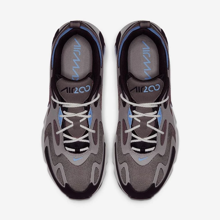 Nike Air Max 200 Spor Ayakkabı Erkek Mor Bordo Gri Mavi | TR4257090