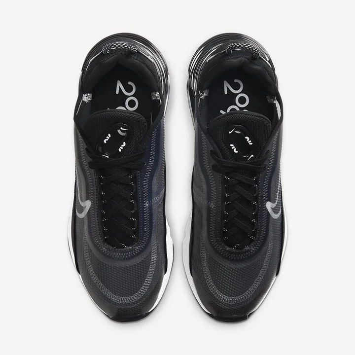 Nike Air Max 2090 Spor Ayakkabı Kadın Siyah Metal Gümüş Beyaz | TR4258378
