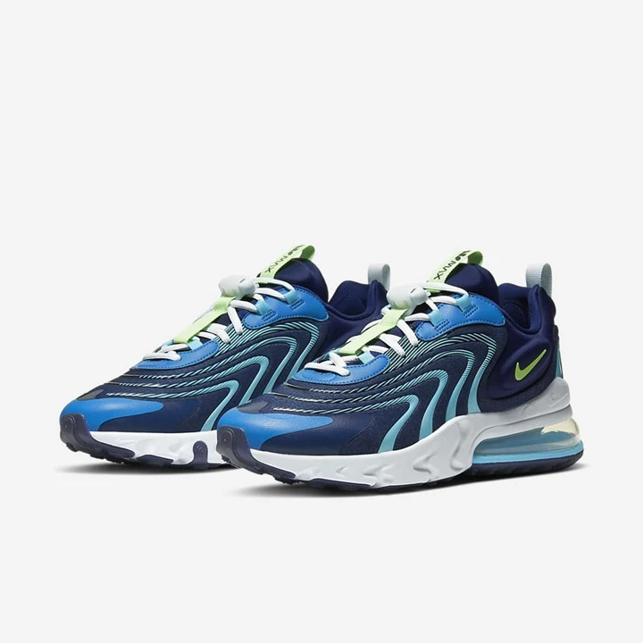 Nike Air Max 270 Spor Ayakkabı Erkek Mavi Platini Kraliyet Mavisi Yeşil | TR4258754