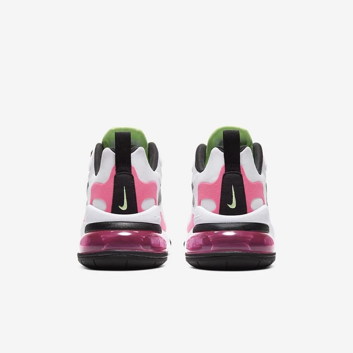 Nike Air Max 270 Spor Ayakkabı Kadın Beyaz Pembe Pembe Siyah | TR4258032