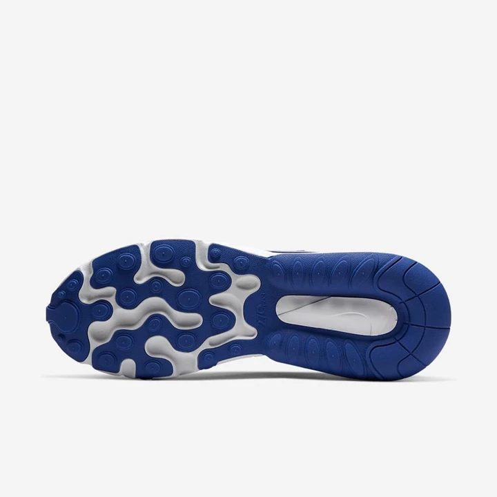 Nike Air Max 270 Spor Ayakkabı Kadın Beyaz Küpe Çiçeği Siyah Mavi | TR4258084
