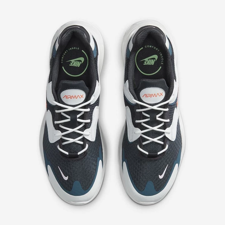 Nike Air Max 2X Spor Ayakkabı Erkek Beyaz Mavi Siyah | TR4257902