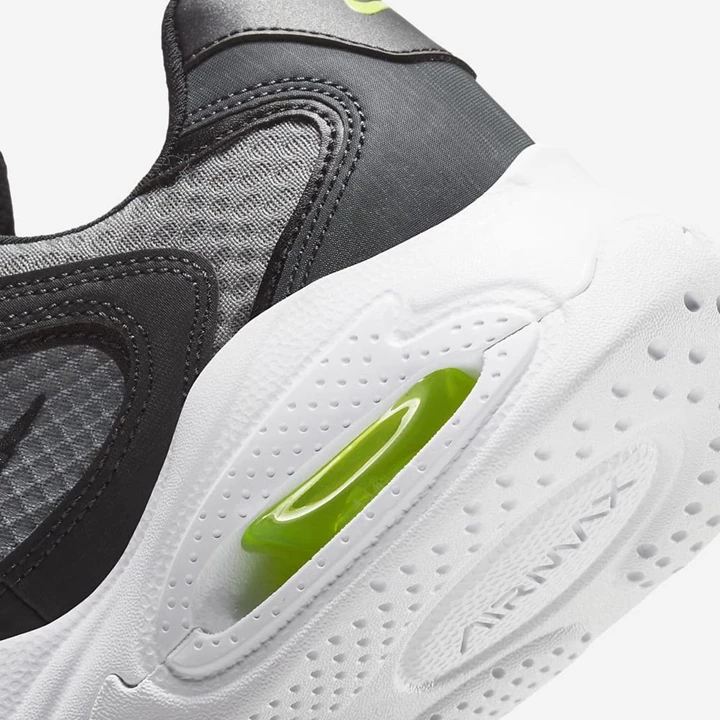 Nike Air Max 2X Spor Ayakkabı Erkek Gri Koyu Gri Beyaz Siyah | TR4256570