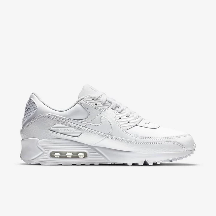 Nike Air Max 90 Spor Ayakkabı Erkek Beyaz Beyaz Beyaz | TR4257134