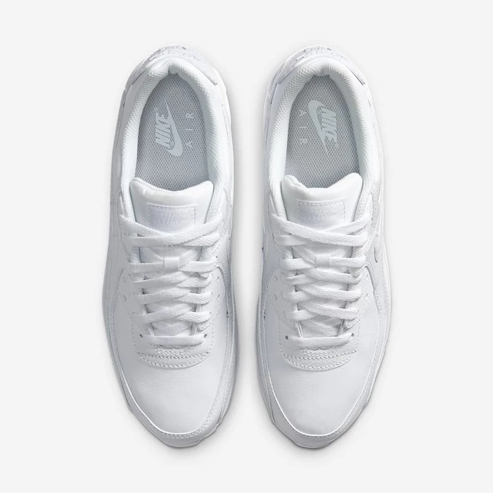 Nike Air Max 90 Spor Ayakkabı Erkek Beyaz Beyaz Beyaz | TR4257134