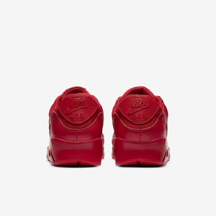 Nike Air Max 90 Spor Ayakkabı Erkek Kırmızı Siyah Kırmızı | TR4257168