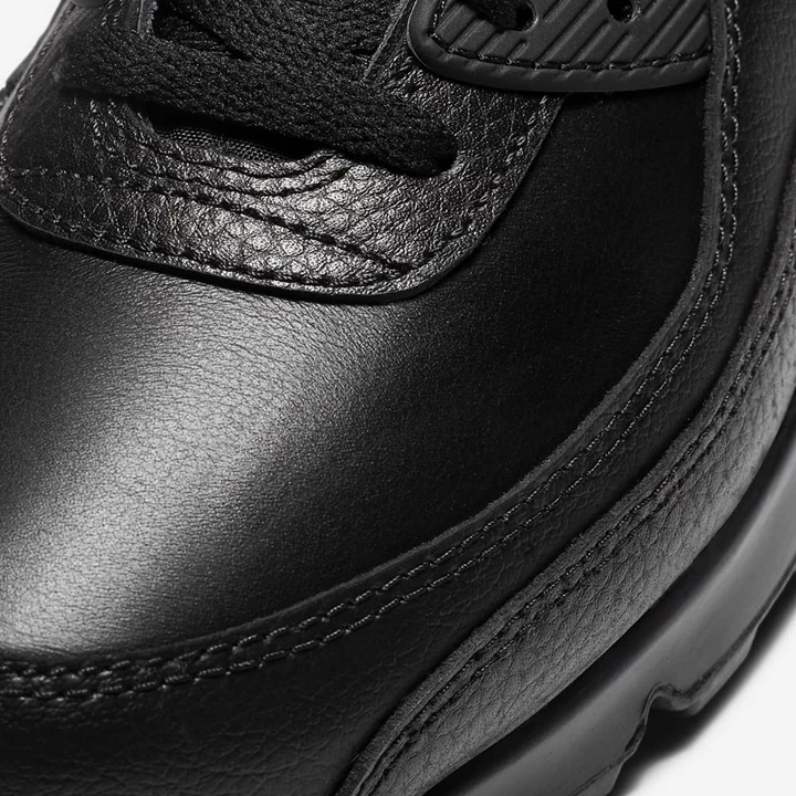 Nike Air Max 90 Spor Ayakkabı Erkek Siyah Siyah Siyah | TR4256683