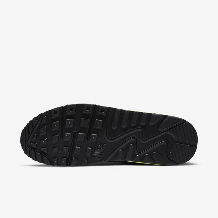 Nike Air Max 90 Spor Ayakkabı Erkek Yeşil Siyah Kırmızı | TR4259130