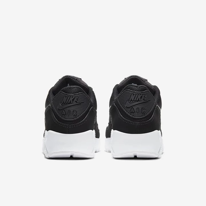 Nike Air Max 90 Spor Ayakkabı Kadın Siyah Beyaz Siyah | TR4257131