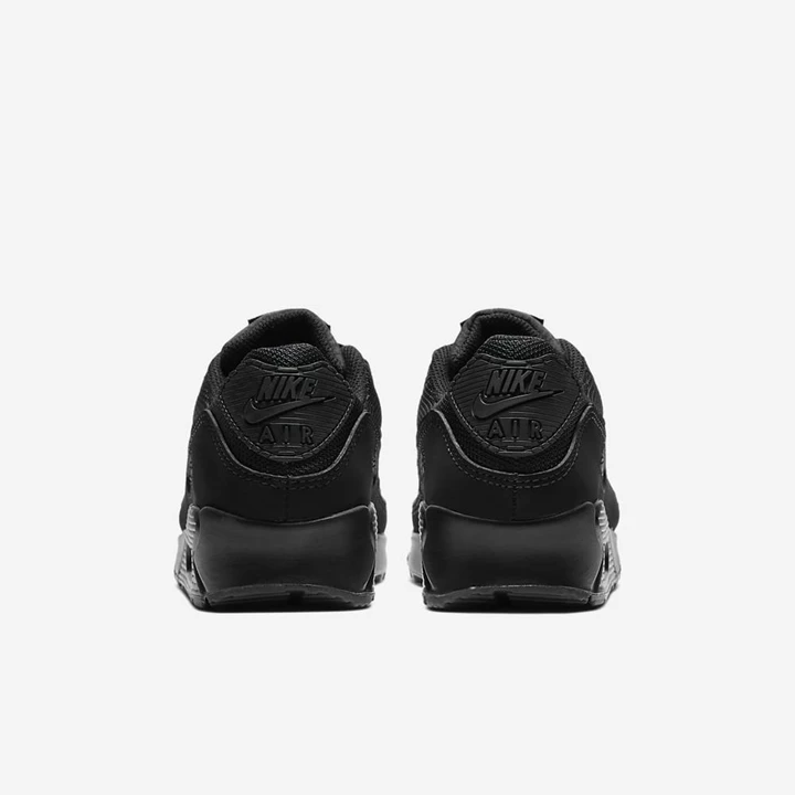 Nike Air Max 90 Tenis Ayakkabısı Kadın Siyah Siyah Beyaz Siyah | TR4257952