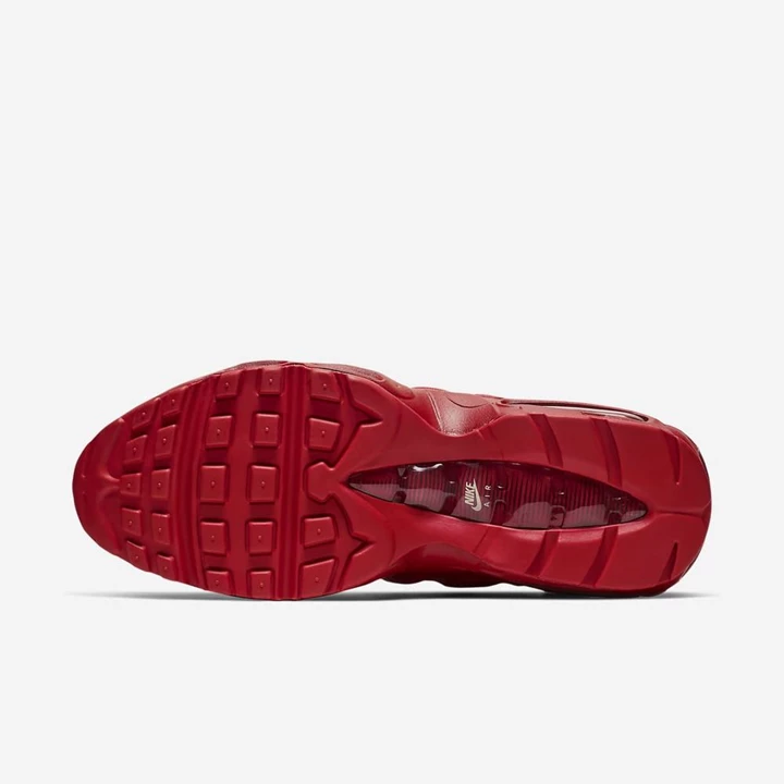Nike Air Max 95 Spor Ayakkabı Erkek Kırmızı Kırmızı | TR4257507