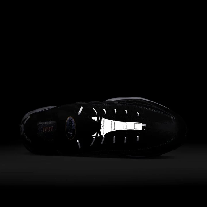 Nike Air Max 95 Spor Ayakkabı Erkek Siyah Yeşil Mor Kırmızı | TR4256956