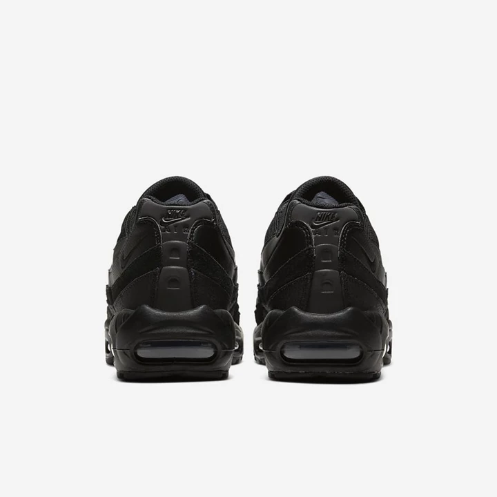 Nike Air Max 95 Spor Ayakkabı Erkek Siyah Koyu Gri Siyah | TR4258011
