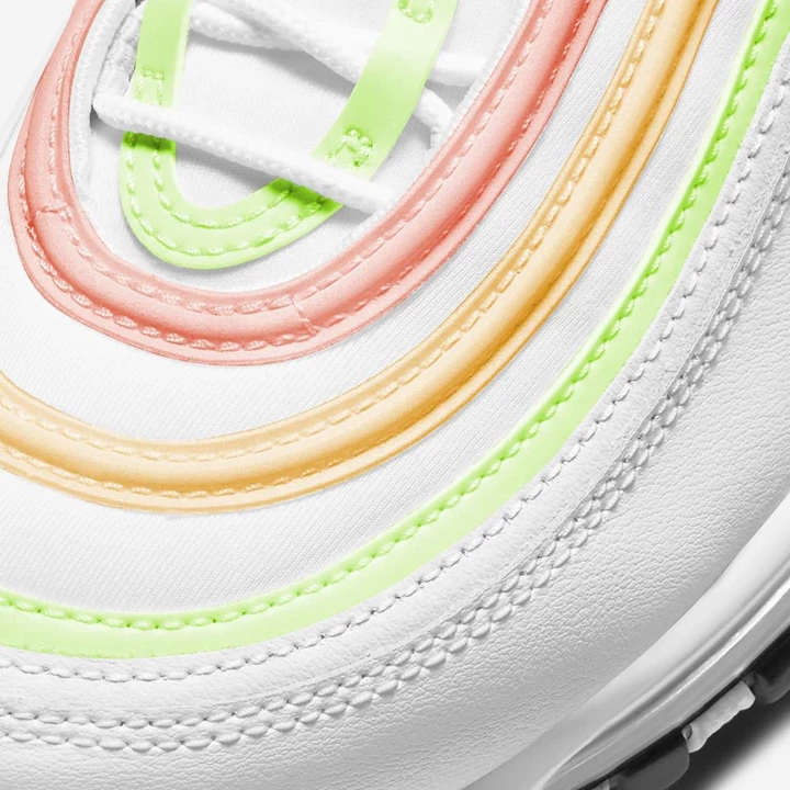 Nike Air Max 97 Spor Ayakkabı Kadın Beyaz Pembe | TR4257562