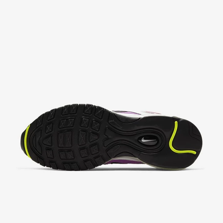 Nike Air Max 97 Spor Ayakkabı Kadın Beyaz Limon Yeşil Küpe Çiçeği | TR4259006