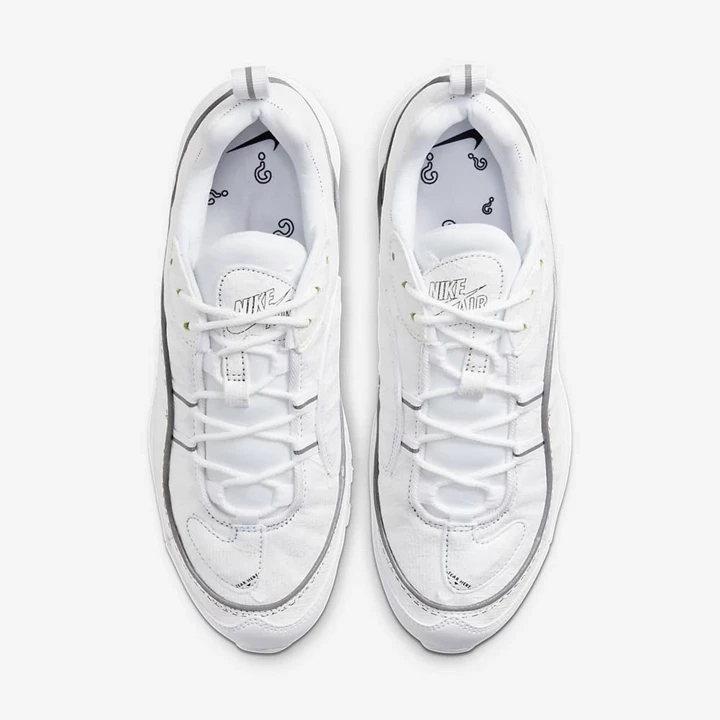 Nike Air Max 98 Spor Ayakkabı Kadın Beyaz Renkli Beyaz | TR4257217