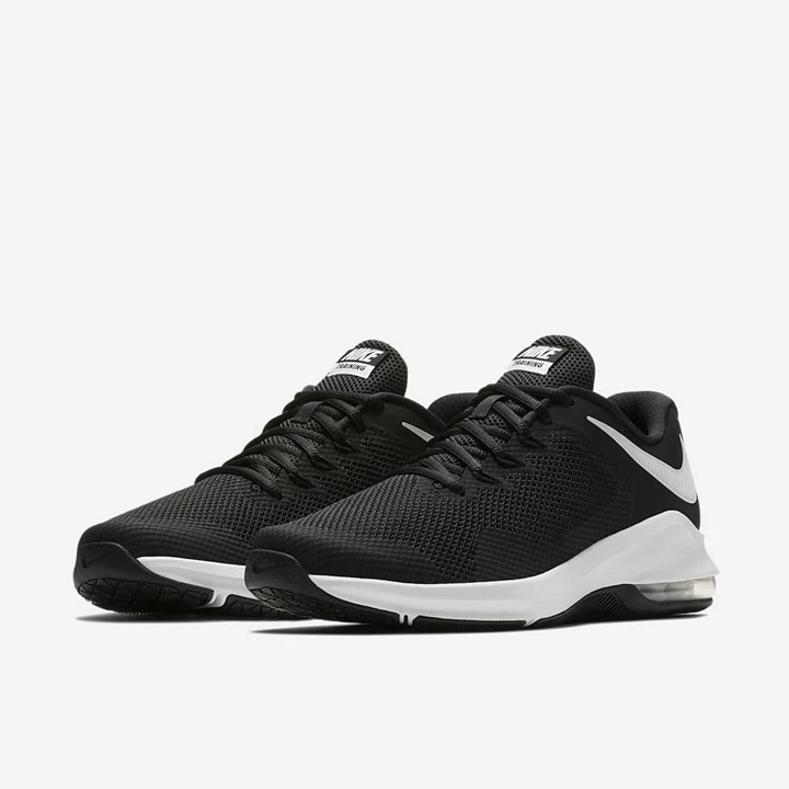 Nike Air Max Alpha Spor Ayakkabı Erkek Siyah Beyaz | TR4258475