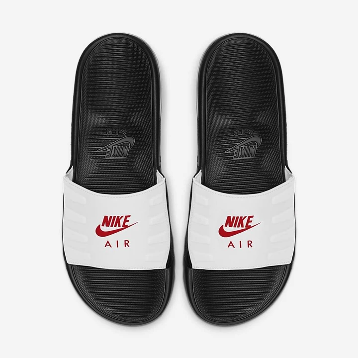 Nike Air Max Camden Terlik Erkek Siyah Beyaz | TR4258756