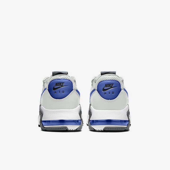 Nike Air Max Excee Spor Ayakkabı Erkek Gri Siyah Kraliyet Mavisi | TR4258042