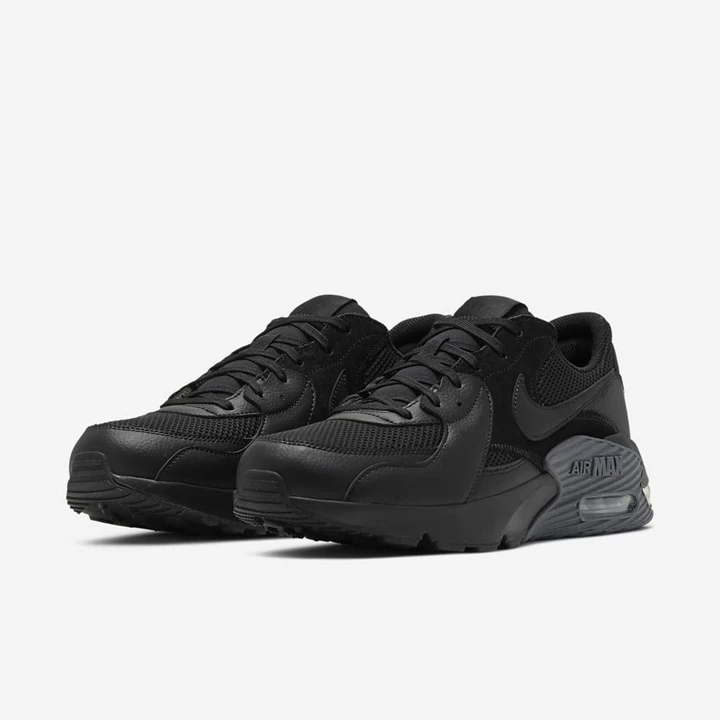 Nike Air Max Excee Spor Ayakkabı Erkek Siyah Koyu Gri Siyah | TR4258146