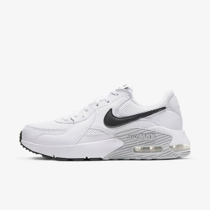 Nike Air Max Excee Spor Ayakkabı Kadın Beyaz Platini Siyah | TR4256568