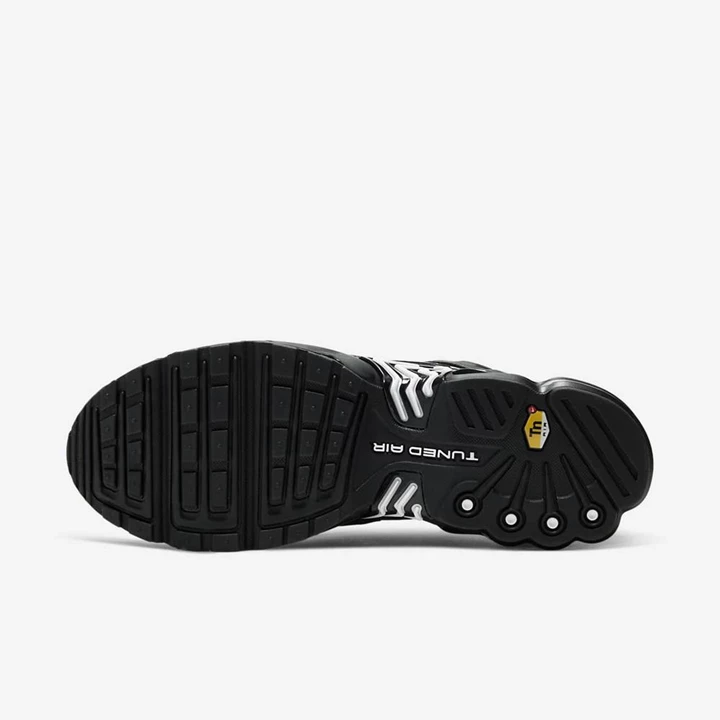 Nike Air Max Plus Spor Ayakkabı Erkek Siyah Beyaz Siyah | TR4258765