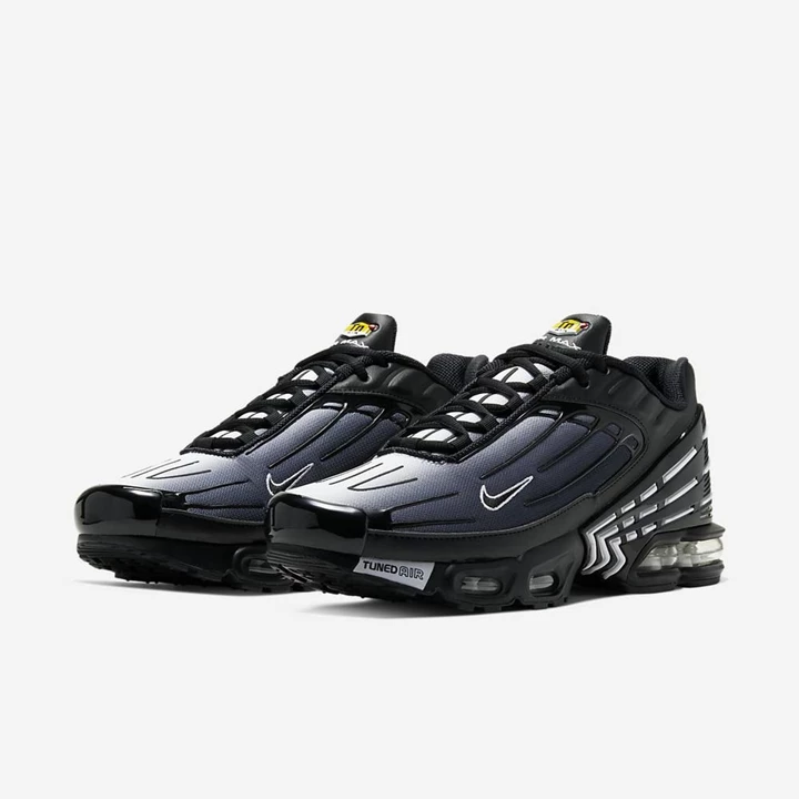 Nike Air Max Plus Spor Ayakkabı Erkek Siyah Beyaz Siyah | TR4258765