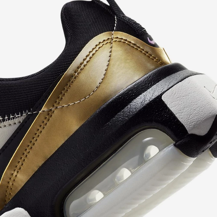 Nike Air Max Verona Spor Ayakkabı Kadın Açık Kahverengi Beyaz Metal Altın Siyah | TR4257636