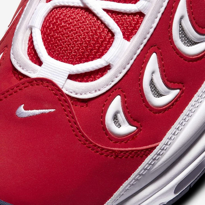 Nike Air Metal Max Spor Ayakkabı Erkek Kırmızı Beyaz Lacivert Kırmızı | TR4257768