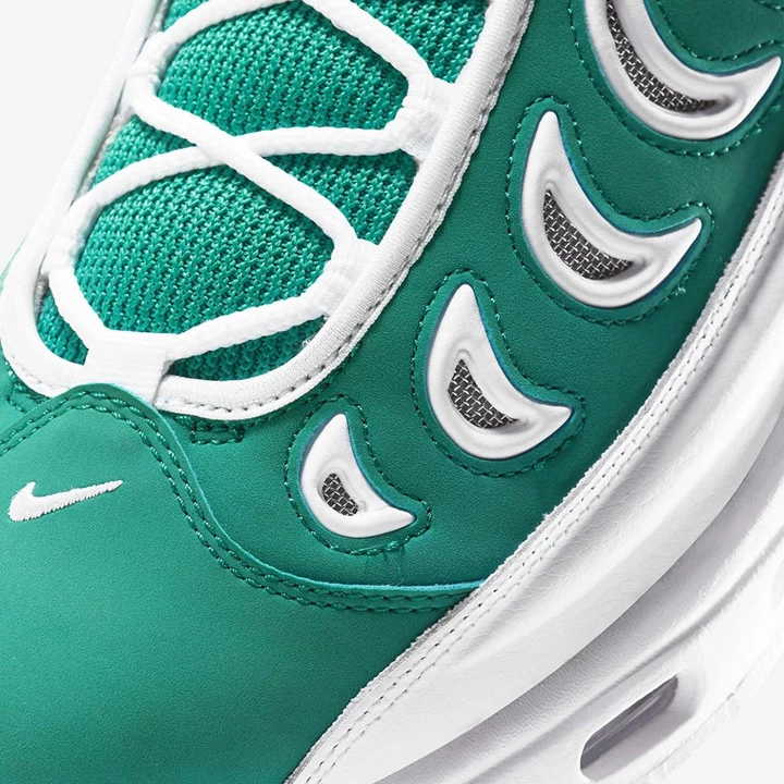 Nike Air Metal Max Spor Ayakkabı Erkek Yeşil Beyaz Gri Siyah | TR4256351