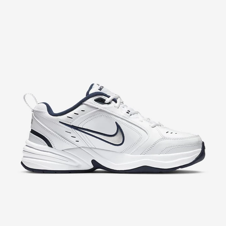 Nike Air Monarch IV Spor Ayakkabı Erkek Beyaz Metal Gümüş | TR4256346