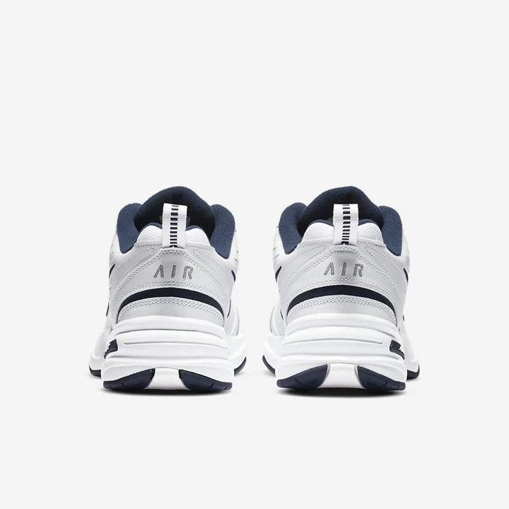Nike Air Monarch IV Spor Ayakkabı Erkek Beyaz Metal Gümüş | TR4256346