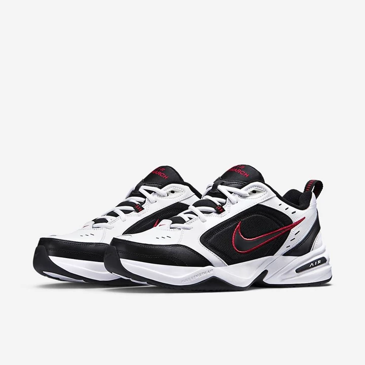 Nike Air Monarch IV Spor Ayakkabı Erkek Beyaz Siyah | TR4256953