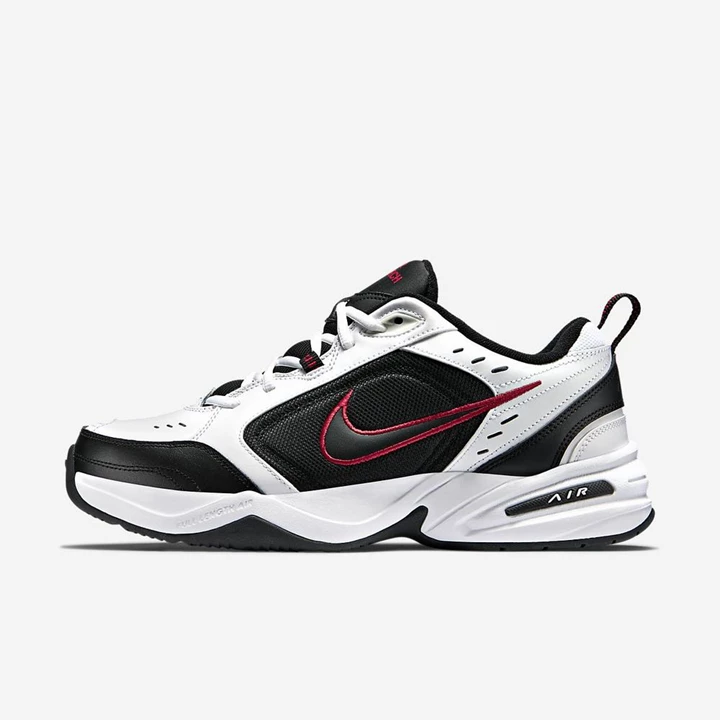 Nike Air Monarch IV Spor Ayakkabı Erkek Beyaz Siyah | TR4258724