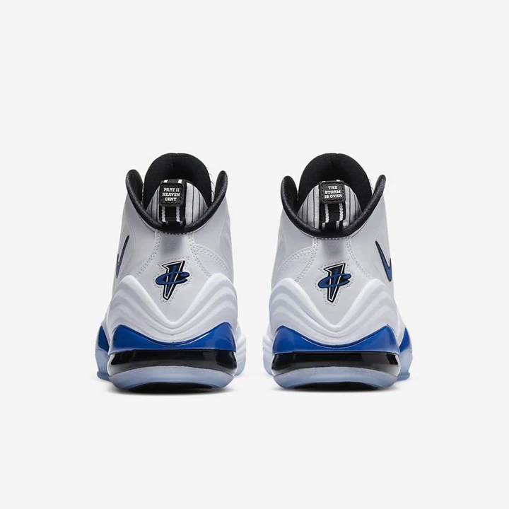 Nike Air Penny V Spor Ayakkabı Erkek Beyaz Siyah Kraliyet Mavisi | TR4257043